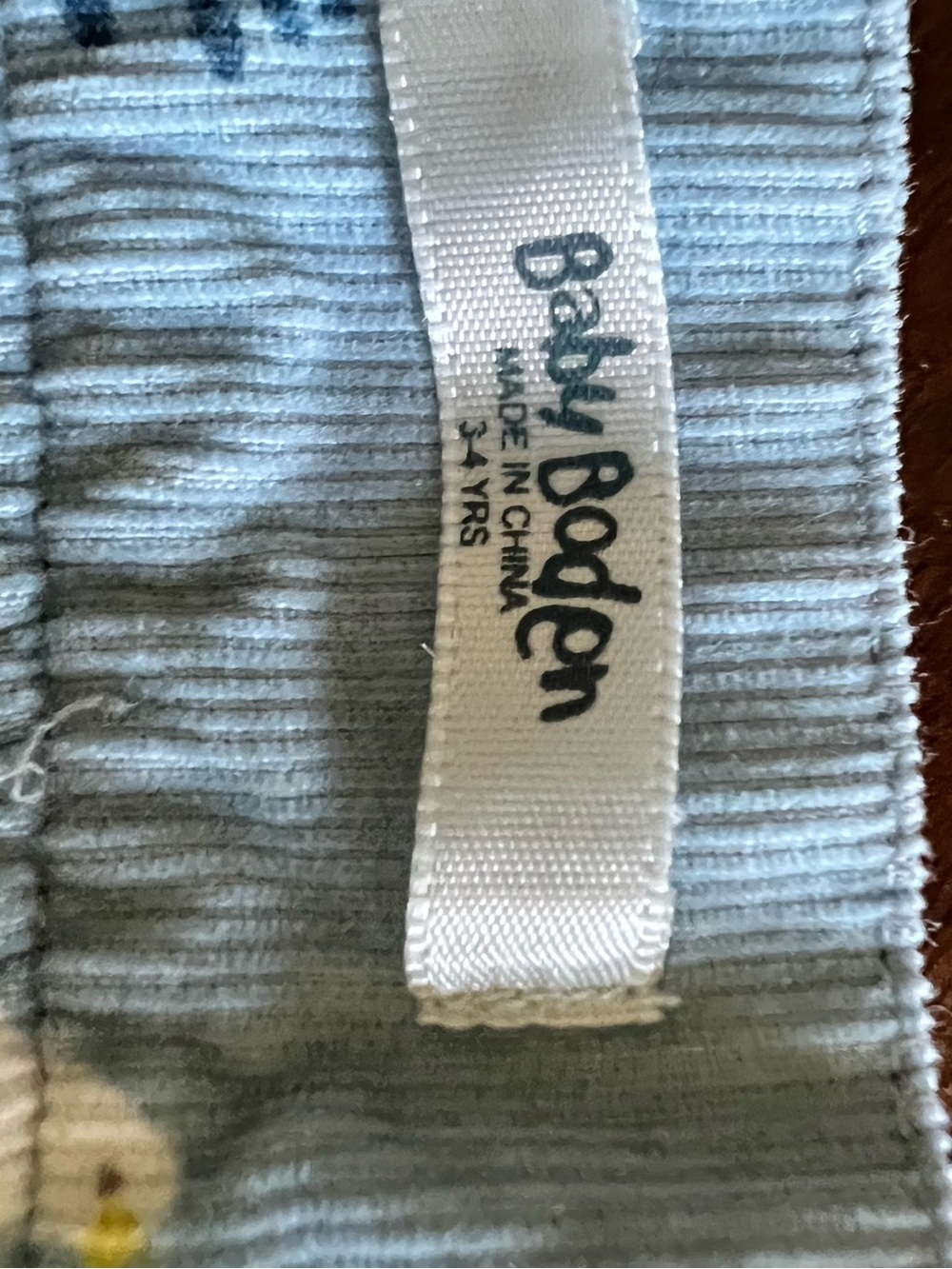 Baby Boden Corduroy jumper 3-4 size - Picture 3 of 3